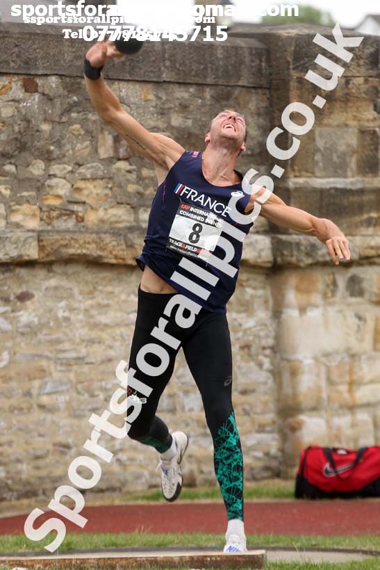 Mens decathlon, EAP International Combined Events, Hexham, Northumberland. Photo: David T. Hewitson/Sports for All Pics
